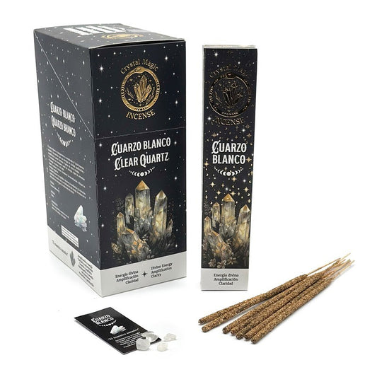 Incenso Magia Cristais Clear Quartz 15gr